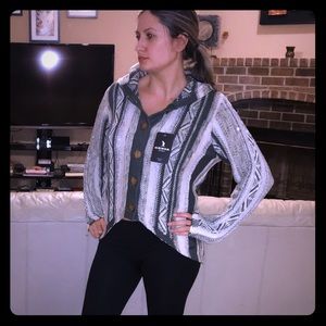 Hi lo Mexican sweater